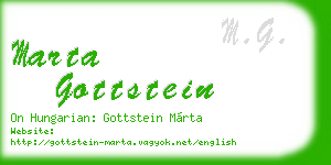 marta gottstein business card